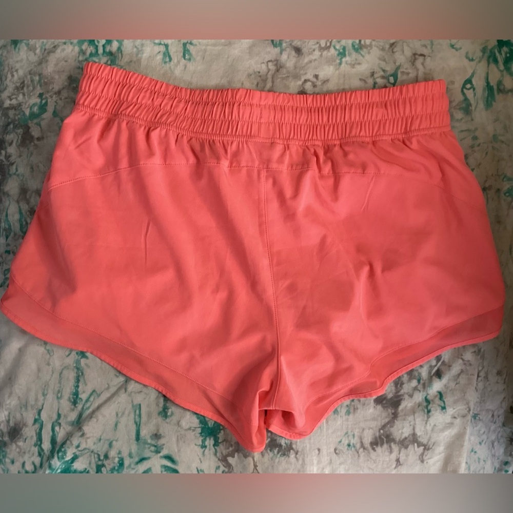 90 Degree By Reflex Vibrant Coral Athletic Shorts L - Picture 7 of 12